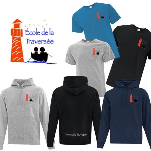 Vente de chandails aux couleurs de la Traversée